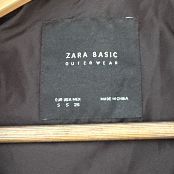 Zara Basic Outerwear Jacket with Fur hood, S - Picture 8 of 10